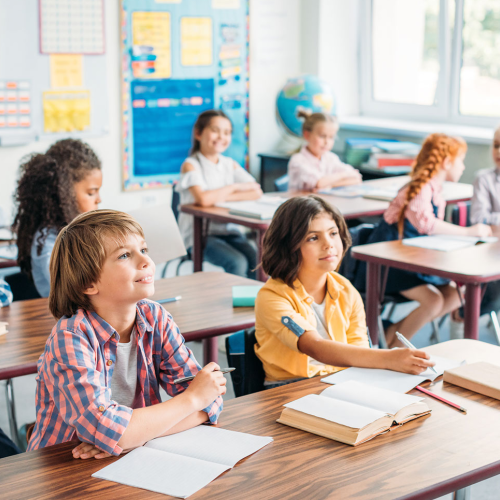 children in class